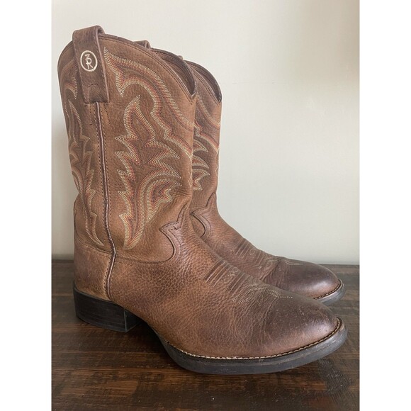 Tony Lama 3R Western Work Boots, style RR1101, men’s size 10.5D - Picture 1 of 9